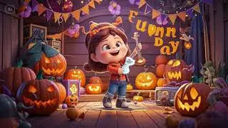 The Pumpkin's Fun Day | Halloween Song for Kids | Spooky & Fun Nursery Rhyme
