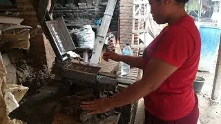 PROSES PEMBUATAN MATRIAL BATA PRES Rumahan...