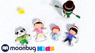 Snow Angels | Cartoons & Kids Songs | Moonbug Kids - Nursery Rhymes for Babies