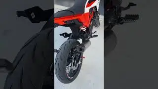 2025 KTM SMCR 390 with a Dominator R Exhuast! #ktm #smcr #390 #ktmsmcr390 #duke #ktmduke