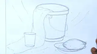 How to draw Object drawing for Elementary, Intermediate & School students वास्तु चित्र रेखाटन
