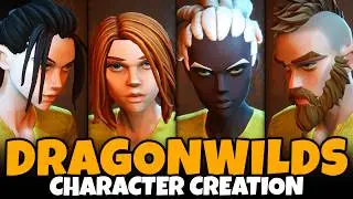 RuneScape: Создание персонажа Dragonwilds (мужчины и женщины, полная настройка, все параметры, мн...