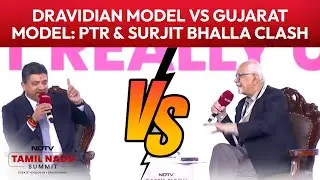 Dravidian Model Vs Gujarat Model | TN Minister PTR & Economist Surjit Bhalla Clash