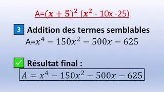 développement (en maths)  3AC Partie 1