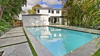 Bright Contemporary Home in Miami Beach, Florida