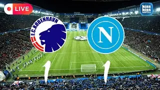 UEFA Champions League, Copenhagen-Napoli 1-1: il meglio della LIVE REACTION di Kiss Kiss Napoli ⚽