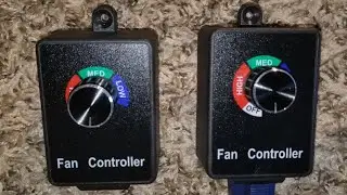 VARIABLE FAN SPEED CONTROLLER ADJUSTER CORDLESS FOR DUCT INLINE EXHAUST VENT BLOWER HVAC 350W