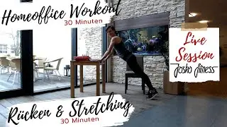 Homeoffice Workout & R&uuml;cken + Stretching mit Stephi