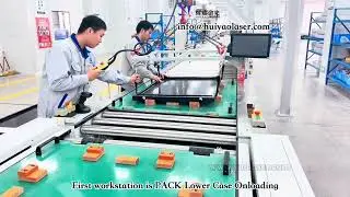 Automatic Prismatic Battery PACK Assembly Line for lithium-ion Battery PACK#batterypackassembly