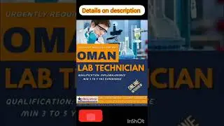 Lab Technician job vacancy 2022