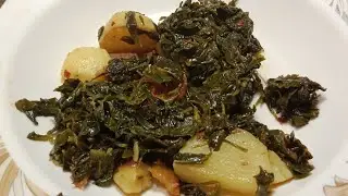 Aloo Methi recipe | Samreen kitchen with tips | Potato Fenugreek leaves