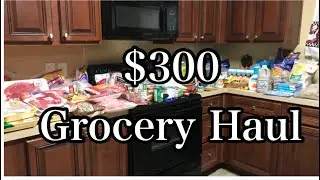 Once A Month Grocery Haul On A Budget | HEB Grocery Stock Up