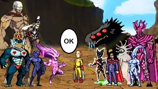 One Punch Man All Monsters Ultimate Attacks - Mugen
