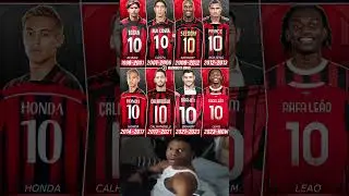 🇮🇹 The iconic number 10 was worn by Seedorf, Rui Costa, Boateng, Brahim... and now Le&atilde;o.​🔴⚫