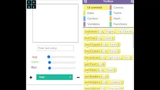 Quote Maker on Code.org app lab