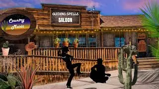 Crowded Bar | Country Music | Western | Old West Saloon Ambience