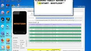 Flashing Tablet Advan i7 restart dan bootloop
