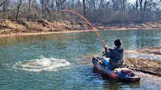 Fishing for Monster Fish in a Kayak. No Fluff.