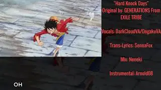DarkCloud sings One Piece OP 18, Hard Knock Days (Feat @OngakuVA)