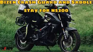 How to install Bizen Crash Guard and Saddle Stay For NS200? Best Crash Guard & Saddle Stay for NS200