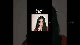 Blackpink members natural hair colour#blackpink #shorts #blink  #lisa #jisoo #jennie #rose