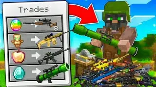 MINECRAFT MA I VILLAGER SCAMBIANO ARMI OP