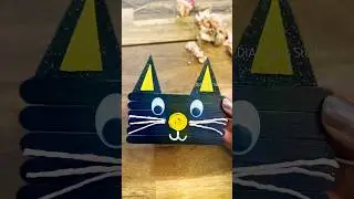 The Popstick Cat #creativeideas #popstickcraftidea #popstickpainting #crafts #popstick #shorts