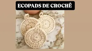 Crochet Eco-Pads Tutorial / Reusable crochet face pads / #crochet #handmade #easycrochet