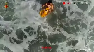 Salvado por la tecnología: Un dron rescata a un niño ahogándose en el mar de España