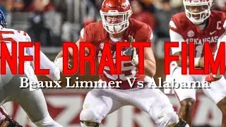 Film Room: Beaux Limmer Vs Alabama: All Pass Pro