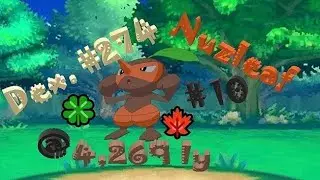 [Pok&eacute;mon Ultra Sun] - Shiny Nuzleaf @ 4,269 ly {Retro Shiny Hunt 10}💖