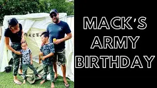 ARMY BIRTHDAY PARTY! My Mack turns 5!