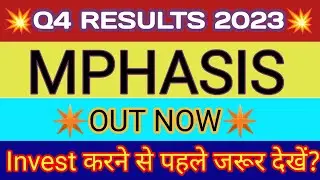 Mphasis Q4 Results 2022 🔴 Mphasis Results Today 🔴 Mphasis Share News 🔴 Mphasis Stock Analysis