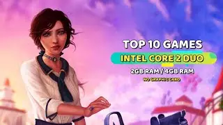 TOP 10 Games for Intel Core 2 Duo 2GB Ram No Graphic Card | PC (2023)