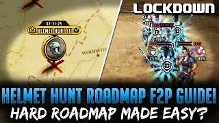 TWD RTS: Helmet Hunt Roadmap F2P Guide! The Walking Dead: Road to Survival