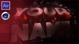 FREE Awesome Red/Fire 3D Intro Template | Cinema 4D & After Effects
