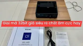 Xả Kho DAC 32bit giá siêu rẻ Teac UD-H01 full box chất âm cực hay #dac #32bit #teac #teacudh01