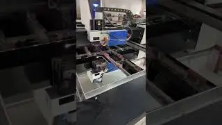 How fast can a glass laser sand blasting machine complete a project? #machine