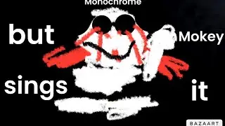 Monochrome but Mokey sings it.+MIDI and DWP #fnfcover #cover #mokey #gold #fnfboyfriend #scary