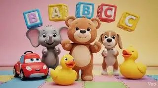 ABC Song for Babies 🎵 | Learn Letters with Toys & Animals