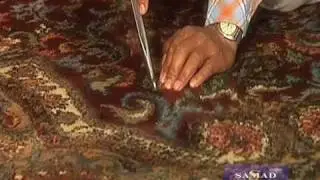 Colors of India: Hand Clipping of Rugs