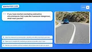 DGT Driving Theory Test 2026 🇪🇸 | Maneuvers, Parking & Overtaking