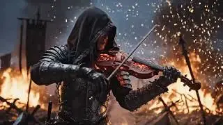 Unleashed Fiddle Fury: Thunderous Metal Rock Instrumental - Electric Violin Metal