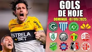 ⚽ TODOS OS GOLS DESTE DOMINGO 07/09/2025 - GOLS DE HOJE, BRASILEIR&Atilde;O S&Eacute;RIES B,C E D +COPA PAULISTA