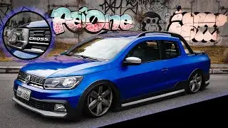 SAVEIRO CROSS G7 REBAIXADA | A COR DO MOMENTO #G7AZUL