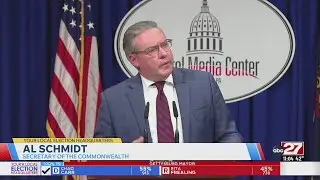 Pennsylvania Secretary of the Commonwealth Al Schmidt applauds safe election