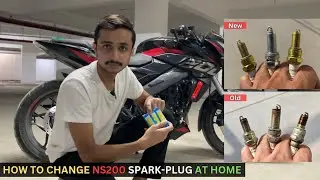 How To Change NS200 Spark Plug At Home | Spark Plug Change In Bajaj NS200