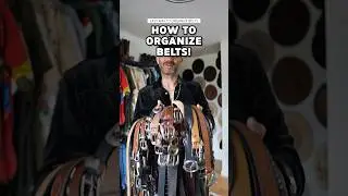 How to Organize Belts!