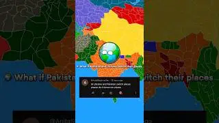 What if Pakistan 🇵🇰 and Ukraine 🇺🇦 switch their places countryballs #shorts