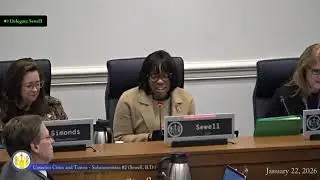 Virginia House of Delegates - Counties, Cities, and Towns Subcommittee #2 Meeting - 2026-01-22